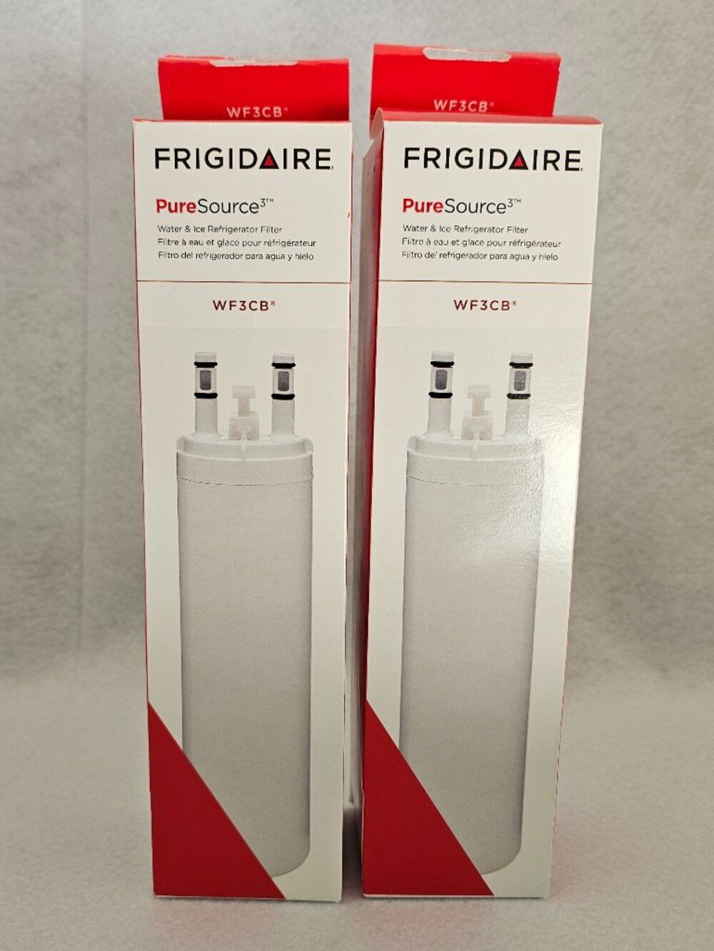 2 Pack Frigidaire WF3CB PureSource 3 Replacement Refrigerator Water Filter